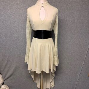 Mortal Instruments Tripp NYC Isabelle Hi-low Dress Goth Lace City Of Bones SizeM